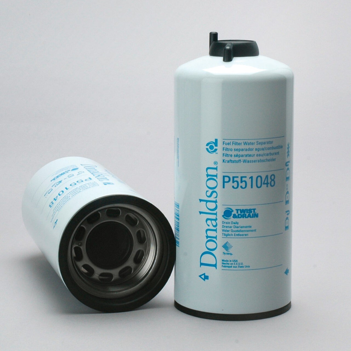 Genie P551048DFS FUEL FILTER, WATER SEPARATOR SPIN-ON TWIST&DRAIN; PACK OF 6 (SIX)
