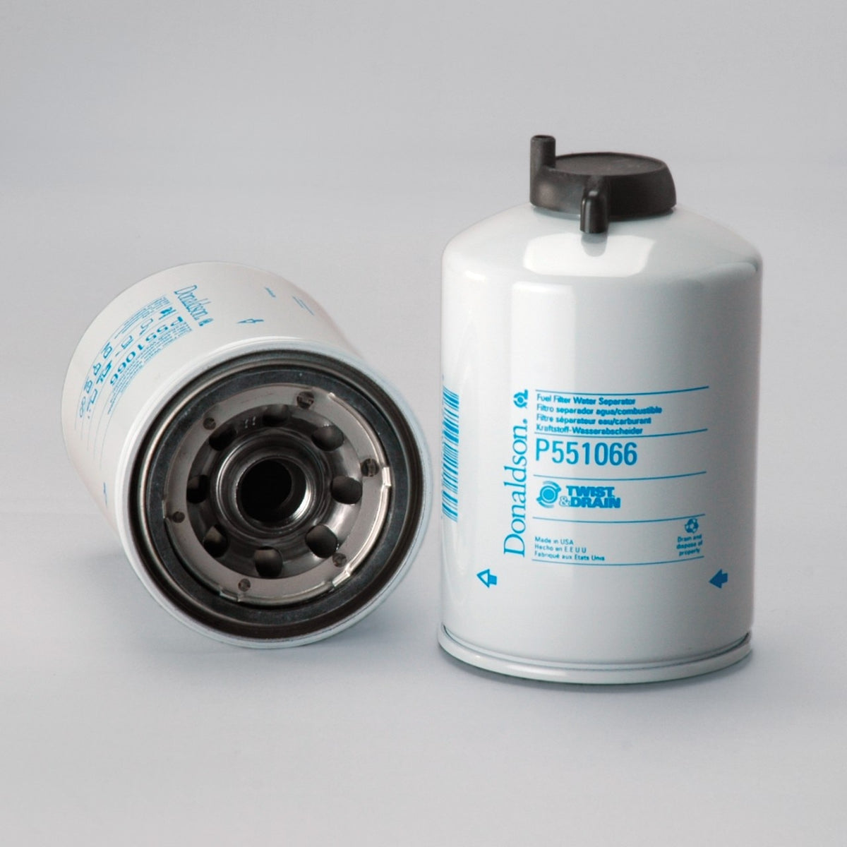 Genie P551066DFS FUEL FILTER, WATER SEPARATOR SPIN-ON TWIST&DRAIN 04.23X06.82 B12 DCI; PACK OF 12 (TWELVE)