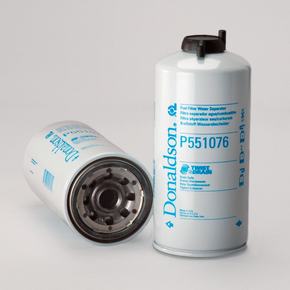 Genie P551076DFS FUEL FILTER, WATER SEPARATOR SPIN-ON TWIST&DRAIN; PACK OF 12 (TWELVE)
