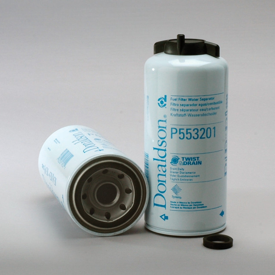 Genie P553201DFS FUEL FILTER, WATER SEPARATOR SPIN-ON TWIST&DRAIN; PACK OF 12 (TWELVE)