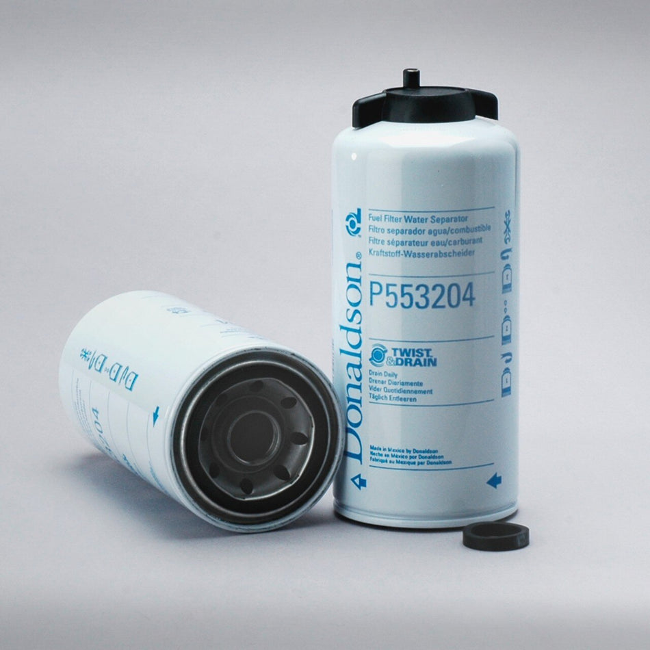 Genie P553204DFS FUEL FILTER, WATER SEPARATOR SPIN-ON TWIST&DRAIN; PACK OF 12 (TWELVE)